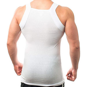 Comfty Men <b>Vest</b> Cotton <b>Stringer</b> Gym Muscle Rib Tank Tops Men Undershirt Wholesale 100% Cotton Mens Tank Top - Product Image 3