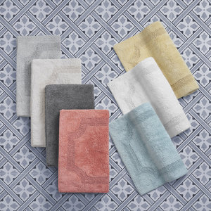 พรมอาบน้ำแบบกลับด้านได้ ซุปเปอร์ซับน้ำ ผลิตจากผ้าฝ้ายทัฟท์นุ่ม ซักเครื่องได้ เหมาะสำหรับใช้ในบ้านและโรงแรม - Product Image 2