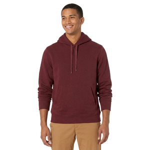 Sudadera con Capucha para Hombre, Gris, de Forro Polar, con Bolsillo Delantero, Corte Regular, Estilo Urbano, para Invierno, con Logotipo Personalizado - Product Image 1