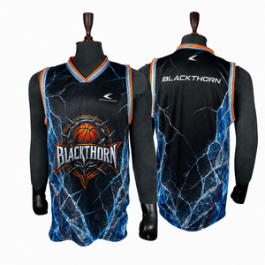 Camiseta de Baloncesto OEM para Hombre, Sin Mangas, Cuello en V, Sublimada, de Malla de Poliéster, Ajuste Atlético, Ropa Deportiva de Equipo - Product Image 4