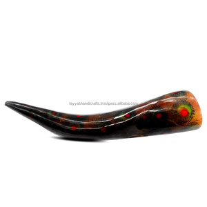 Multicolor Decorative Trinkhorn <b>Drinking</b> <b>Horn</b> Unique & Stylish Home Decor Accent made by Tayyab Handicraft - Product Image 6
