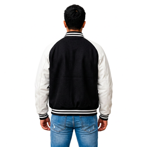 Fabricant de vestes universitaires personnalisées avec patchs, streetwear Letterman, vêtements d'extérieur brodés, fournisseur en gros de vêtements à marque privée - Product Image 4