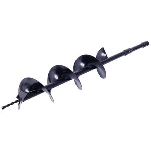 Tarière de 3/4 po pour puits de plantation, outil de creusement de trous de terre, remplacement pour le creusement de trous de poteaux de lit de culture et la plantation d'ampoules - Product Image 4