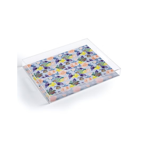 Meilleur plateau de service décoratif en acrylique pour la maison, design personnalisé, artisanat transparent pour dîner romantique, organisateur d'ambiance - Product Image 4