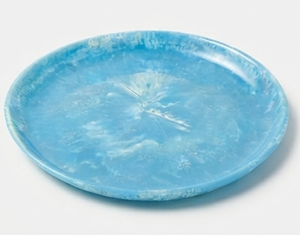 Bandeja Hexagonal Acrílica Moderna Brillante para Adornos, con Líneas Doradas y Moradas, Plato Decorativo de Almacenamiento para Tocador, Regalo Hecho a Mano de Alta Calidad - Product Image 5