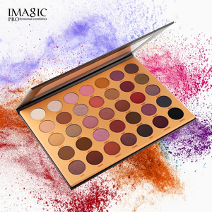 Palette de fards à paupières professionnelle à 35 couleurs, pigments riches, longue tenue, résistante à l'eau, 100% végétalienne, sans cruauté, marque privée - Product Image 6