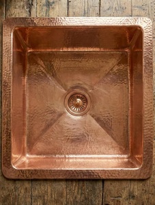 Fregadero de cobre, lavabo de cobre, cuenco de cobre, fregadero de cobre hecho a mano, fregadero de cobre puro, fregadero de cocina de cobre, fregadero de baño de cobre - Product Image 4