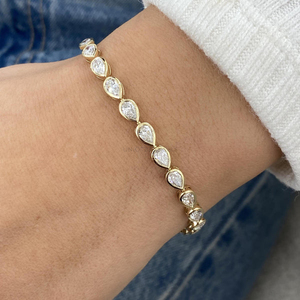 Genuine IGI Certified Lab Diamond Bracelet 10K 14K 18K Solid <b>Gold</b> Sustainable Stones <b>Rose</b> White Yellow <b>Gold</b> Fine Jewelry - Product Image 6
