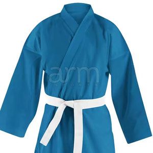Ensemble de karaté pour hommes, dernier design, uniforme confortable pour les cours d'arts martiaux, ceinture personnalisée et tissu respirant - Product Image 3