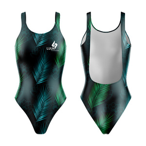 Traje de baño de una pieza para mujer con estampado personalizado, ecológico, de secado rápido, de spandex y poliéster, tipo tank top, para niñas. - Product Image 1