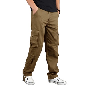 กางเกงคาร์โก้สำหรับผู้ชายกางเกงยีนส์ทรงแบ็กกี้ติดกระดุมทรงคาร์โก้ตามสั่งแฟชั่น - Product Image 2