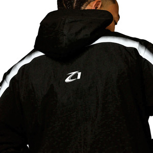 Custom <b>Black</b> Reflective <b>Windbreaker</b> Color Changing Waterproof Water Reactive Hiking <b>Windbreaker</b> jacket for men OEM Supplier USA - Product Image 5