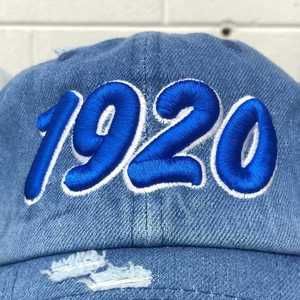 หมวกแก๊ป Zeta Phi Beta 1920 สีน้ำเงินอ่อน แต่งลายปัก ปักอักษรสมาคมนักศึกษาหญิง สายปรับได้ สไตล์ลำลอง สำหรับผู้หญิง - Product Image 5