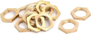 Écrou hexagonal conique autobloquant en laiton poli, tout métal, pour applications médicales, à rotation à droite, vente en gros d'usine à prix abordable - Product Image 3