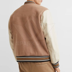 Modern Streetwear Men Letterman Jacket Casual Outerwear Eco-Friendly Front Logo Soft Fabric for Daily Wear Trend Focused Styling - Product Image 2