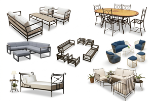 Mesa de Acero Ecológica con Tapa de Mármol, Diseño Moderno y Contemporáneo, 8 Plazas, para Salas de Estar en Hogares y Hoteles - Product Image 2