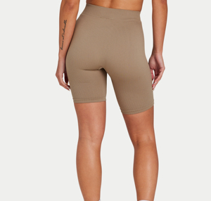 Women's High-Waisted Peach Hip <b>Tight</b> Yoga Shorts Solid <b>Pattern</b> Summer Outdoor Running and Fitness Three-Quarter Sports Pants - Product Image 6