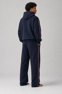 Chándal de invierno para hombre, el más vendido, hecho a medida, con capucha, informal, liso, de algodón, con forro polar que absorbe el sudor, cintura elástica y cremallera completa. - Product Image 6