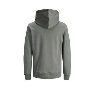 Pull à capuche personnalisé de haute qualité pour hommes Sweatshirts Impression bouffante Logo de broderie Grande taille Anti-rétrécissement tricoté en gros - Product Image 2
