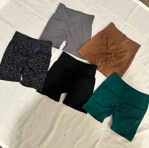 Athletic Wear Breathable Comfortable Sport High Waist <b>Push</b> Up Gym Women's Yoga Shorts Custom Seamless Workout Fitness Shorts - Product Image 1