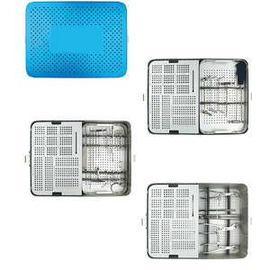 Kit d'instruments pour plaques orthopédiques à blocage, manuel, pour chirurgie des fractures osseuses de grands fragments, en acier inoxydable, compatible CE, par Dentavex - Product Image 1