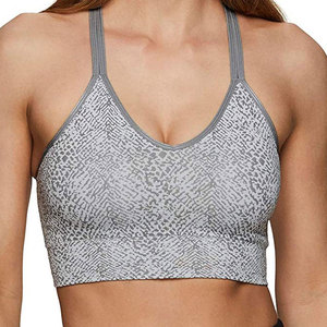 Seamless Women Sports <b>Bra</b> Lightweight Soft Fabric Ideal For Daily Wear Yoga <b>Stretching</b> And Fitness - Product Image 1