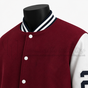 Chaqueta Varsity de Lana y Cuero de Alta Calidad, Proveedor de Chaquetas Letterman Personalizadas de Estilo Urbano - Product Image 5