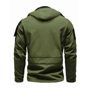 Chaqueta Táctica Impermeable Ecológica para Hombre, con Cierre, para Todas las Estaciones, Forro Polar - Product Image 6