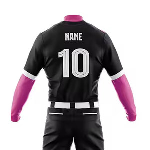 ชุดเบสบอล ผ้าโพลีเอสเตอร์เนื้อนุ่ม สวมใส่สบาย เสื้อและกางเกงสำหรับฝึกซ้อม ชุดกีฬา ชุดเบสบอล - Product Image 3