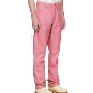 ผู้จัดจำหน่ายที่ดีที่สุด กางเกงหนังแท้คุณภาพเยี่ยมสำหรับผู้ชาย แฟชั่นคุณภาพพรีเมียม กางเกงหนังผู้ชาย - Product Image 1