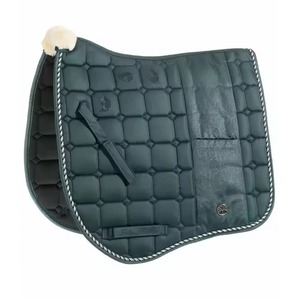 Ensemble de tapis de selle et de voile pour cheval, en mousse satinée, confortable, pour dressage et saut d'obstacles, équipement d'équitation de course, tendance du moment - Product Image 1