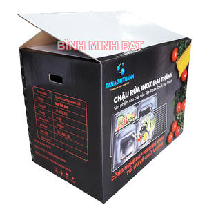 Stainless Steel Sink Printed Corrugated Packaging Box Made in Vietnam Factory Best Quality Reasonable Price - Product Image 3