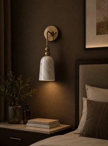 Golden Wall Sconce Brass Sconce Modern Bedroom Light Luxury Bathroom Wall Lamp Handmade Art Deco Design Diwali <b>Gift</b> - Product Image 4