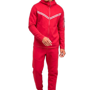 Conjunto Deportivo con Capucha para Hombre Taizen Sports TZ-1010, Color Personalizado, Forro Polar Térmico, Ropa Deportiva Informal de Invierno, Sudadera de Dos Piezas - Product Image 1