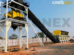 เครื่องผสมคอนกรีตสำเร็จรูปคุณภาพสูง CREONEX พร้อมมอเตอร์เกียร์บ็อกซ์  กำลังการผลิต 20-120 คิว  ใช้พลังงานไฟฟ้า - Product Image 6
