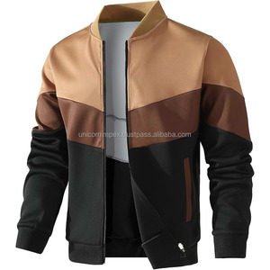 Vestes de baseball brodées sur mesure pour hommes, corps en polaire avec manches en cuir durable, confortables et élégantes - Product Image 1