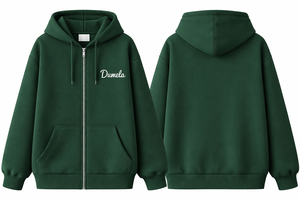 เสื้อฮู้ดซิปแบบสวมหัวทรงโอเวอร์ไซส์ ผ้าคอตตอน 100% หนานุ่ม สำหรับฤดูหนาว ดีไซน์ไหล่ตก ตัดต่อสี  สำหรับทุกเพศ - Product Image 6