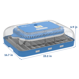 Incubatrice Digitale per Pollame a 70 Gradi con Rotazione Automatica e Controllo dell'Umidità, Materiale PC di Alta Qualità per Uova di Gallina, Anatra e Quaglia - Product Image 2