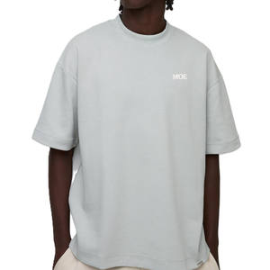 Camisetas de algodón con cuello redondo para hombre, manga corta, estilo casual, minimalistas, lisas, con pequeño logotipo para venta al por mayor. - Product Image 1