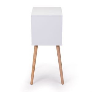 Solid Wood Nightstand with 2 Drawers Bedside <b>Tables</b> for Bedroom <b>Storage</b> End & <b>Side</b> <b>Table</b> Furniture - Product Image 3