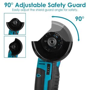 Mini Smerigliatrice Angolare Senza Fili con 2 Batterie da 12V 1100mAh, Motore da 19000 RPM, Prese d'Aria per Dissipazione del Calore, Include Dischi da Taglio - Product Image 4