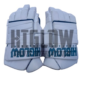 Color blanco Pro OEM Guantes de hockey sobre hielo Par Guantes de hockey sobre hielo de alta calidad Equipo deportivo Guantes de hockey - Product Image 5