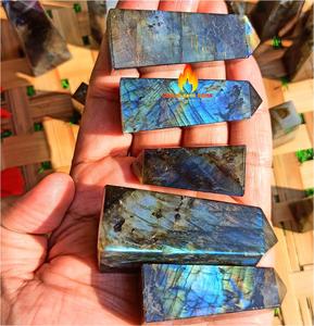 Torre de Cristal de Labradorita Natural Chakralume, Obelisco Pulido, Piedra Curativa para Meditación Reiki - Product Image 2