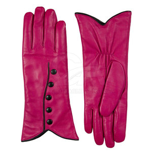 Professional Winter Leather <b>Gloves</b> <b>Wool</b> Lining Touchscreen Eco-Friendly Reinforced Grip Durable Material Comfortable Fit Custom - Product Image 2