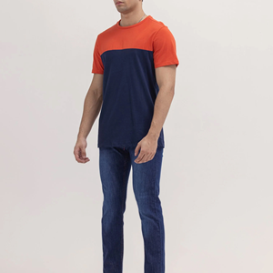 T-shirt en coton surdimensionné de haute qualité pour hommes, col rond, imprimé sur mesure, couleur unie, streetwear, vente en gros - Product Image 1