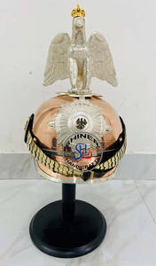 Casco Medieval alemán prusiano, casco de latón y águila de cobre, protector prusiano, Regimiento, águila, decoración - Product Image 2