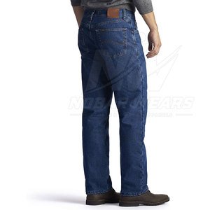 Pantalones Vaqueros para Hombre, Corte Moderno, Tela de Algodón Transpirable, Casuales, Cómodos - Product Image 2