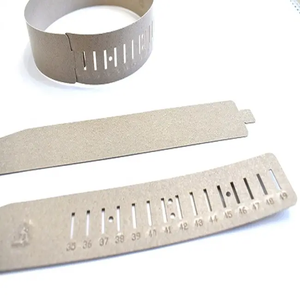 Accessoire de vêtement durable de garde de collier en plastique de bio-base écologique (cosse de riz) pour la bande de chemise et l'emballage de vêtements - Product Image 1