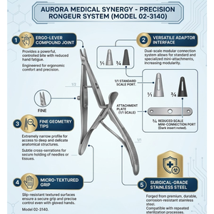 Porte-aiguille Kolt 135 mm avec système de maintien, en acier inoxydable, instruments de suture de précision, à mâchoires courbées, applicateur d'aiguilles chirurgical - Product Image 2