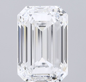Diamante Cultivado en Laboratorio con Certificación IGI, Corte Esmeralda de 3.42 CT, Color D, Claridad VVS1, CVD LG 778649090 ROYAL GEMS para Joyería - Product Image 1